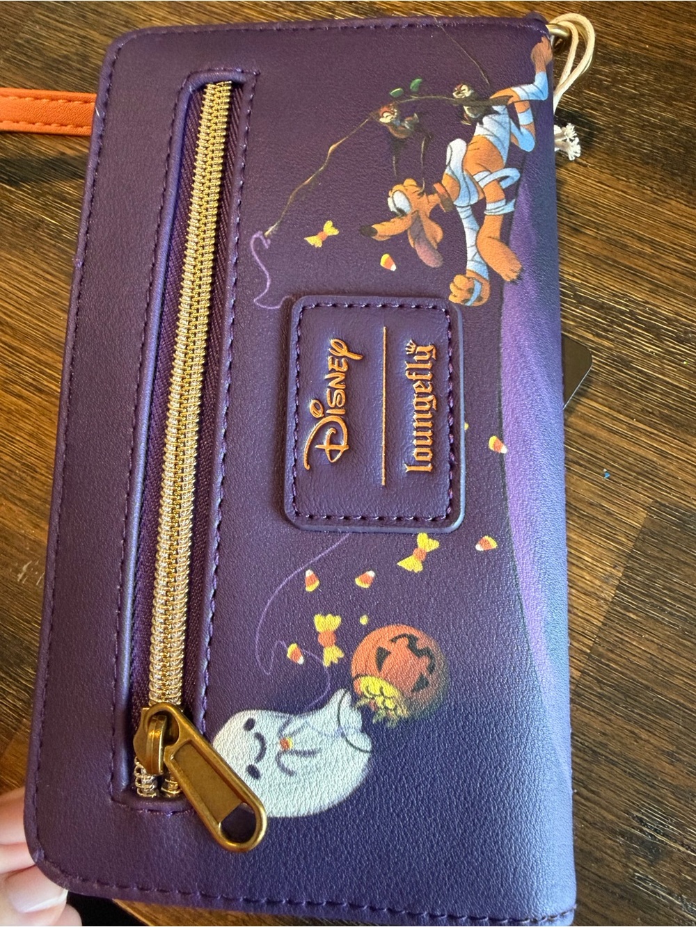 Loungefly Purple Disney Halloween Wallet - Picture 2 of 4